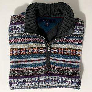 Tommy Hilfiger Quarter Zip - Aztec Theme